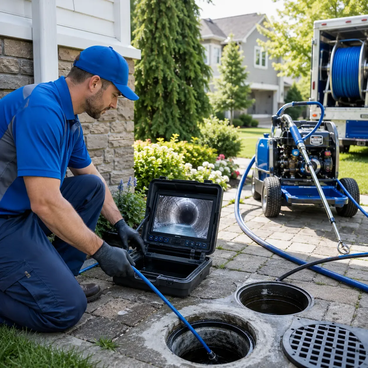 Outdoor drain cleaning professionals serving Wauconda, IL